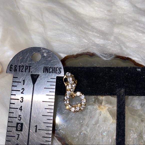 Snake Crystal stud earrings - Picture 5 of 10